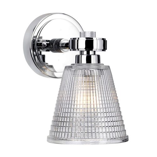 Elstead Gunnislake chrome wall lamp