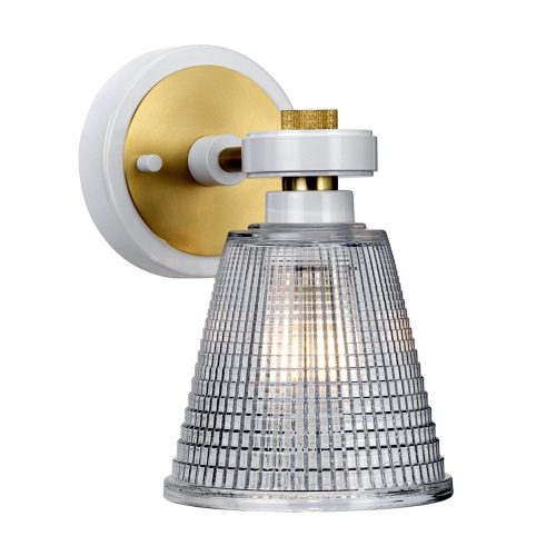 Elstead Gunnislake white wall lamp