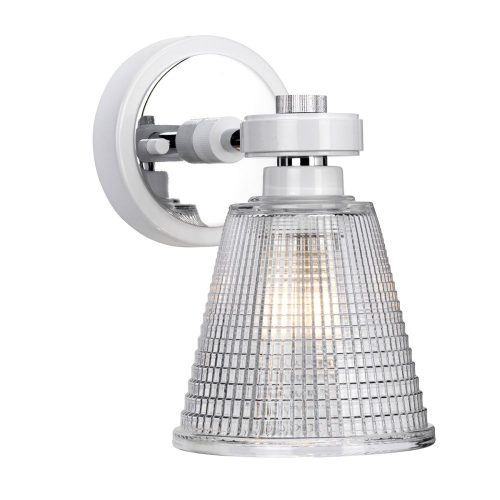 Elstead Gunnislake white wall lamp