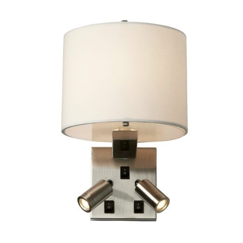 Elstead Belmont chrome wall lamp