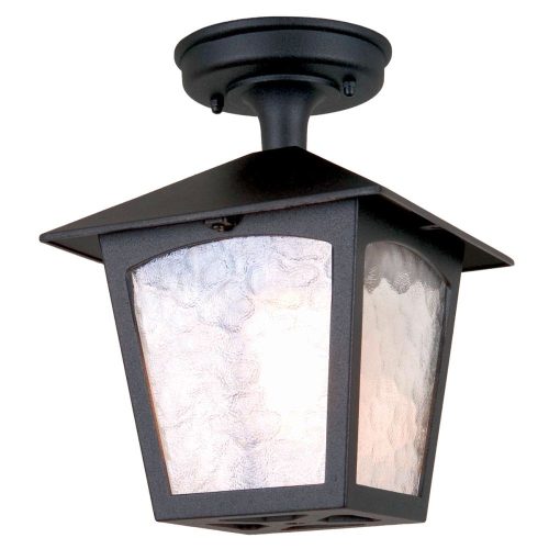 Elstead BL - YORK black outdoor pendant