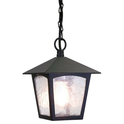 Elstead BL - YORK black outdoor pendant