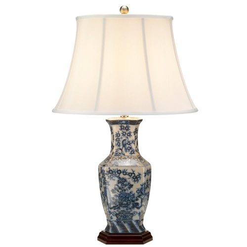 Elstead Blue Hex blue table lamp