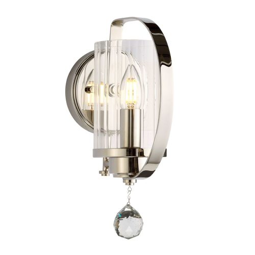 Elstead Cassie chrome wall lamp