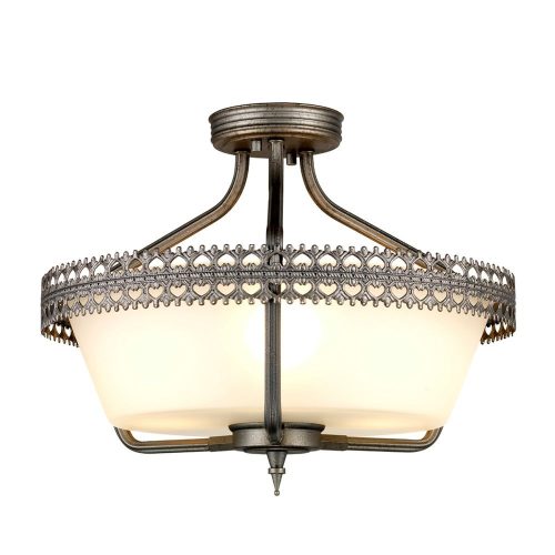 Elstead Crown chrome ceiling lamp