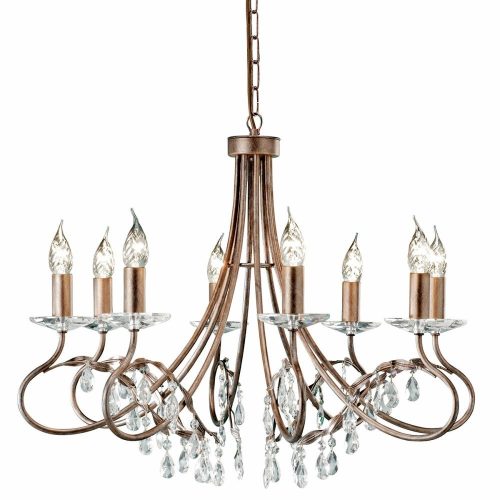 Elstead CHRISTINA chrome chandelier