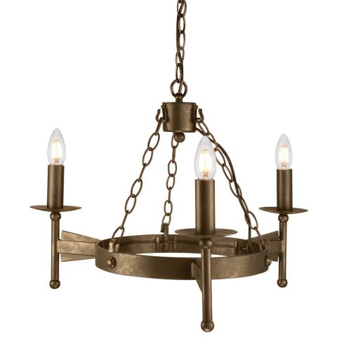 Elstead CROMWELL bronze chandelier