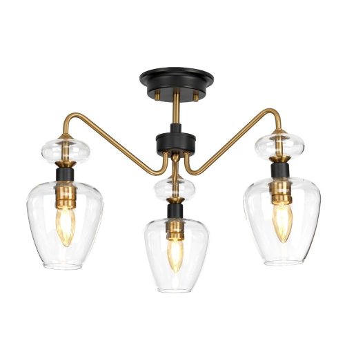 Elstead Armand black ceiling lamp