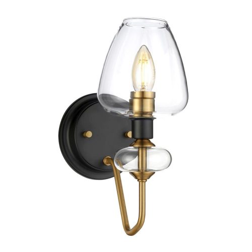 Elstead Armand black wall lamp