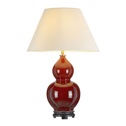 Elstead Harbin red table lamp