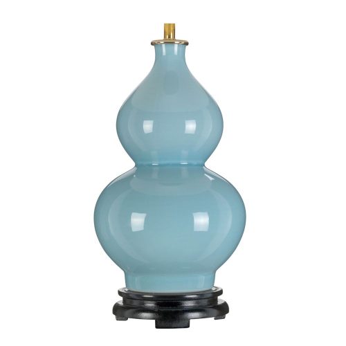 Elstead Harbin blue table lamp