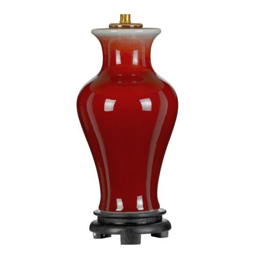 Elstead Majin red table lamp