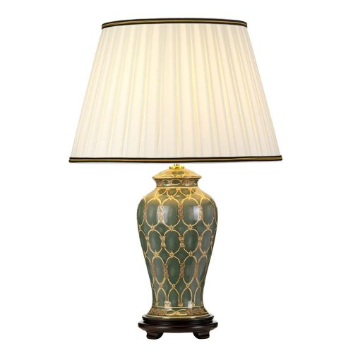 Elstead Sashi gold table lamp