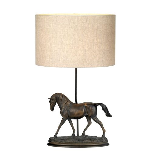 Elstead Spirit bronze table lamp