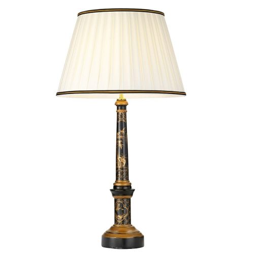 Elstead Strasbourg black table lamp