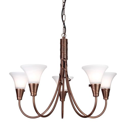 Elstead Emily copper pendant