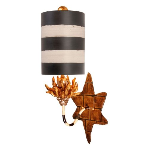 Elstead AUDUBON black wall lamp