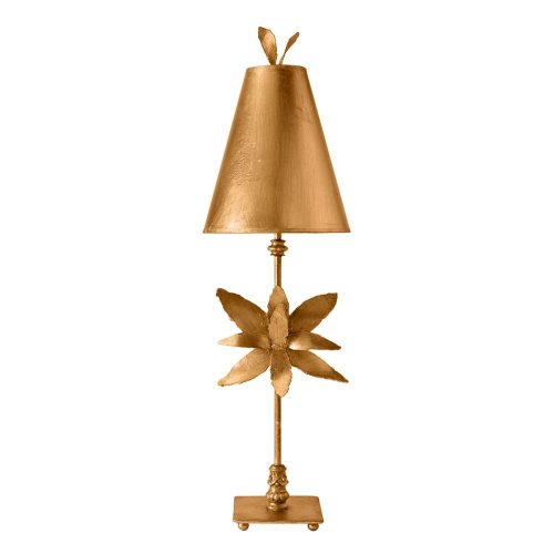 Elstead Azalea gold table lamp