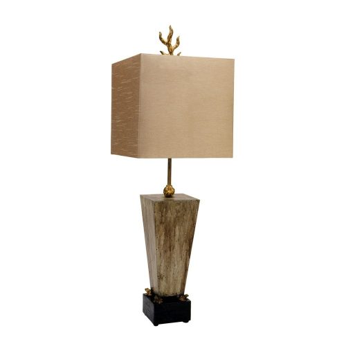 Elstead Grenouille bronze table lamp