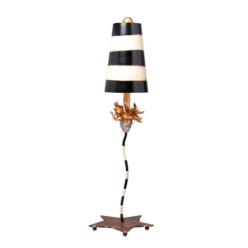 Elstead LA FLEUR black table lamp