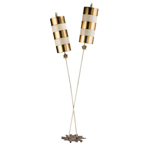 Elstead NETTLE LUXE gold indoor floor lamp