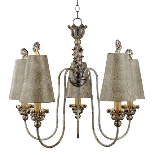 Elstead REMI (FB) gold chandelier (ELS-FB-REMI5)