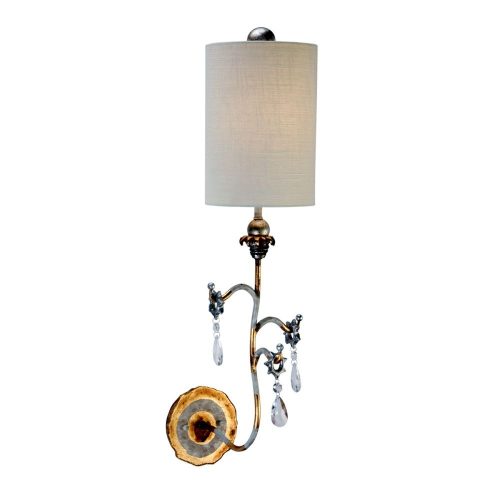 Elstead Tivoli gold wall lamp