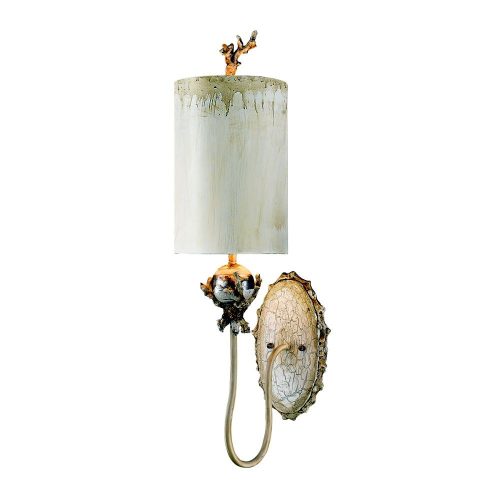 Elstead Trellis silver wall lamp