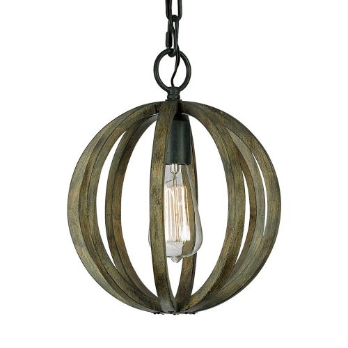 Elstead Allier green pendant