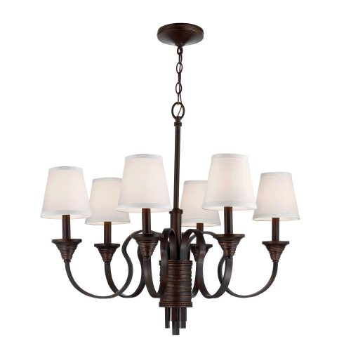 Elstead Arbor Creek bronze chandelier