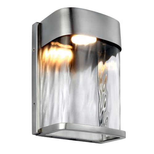 Elstead Bennie chrome outdoor wall lamp