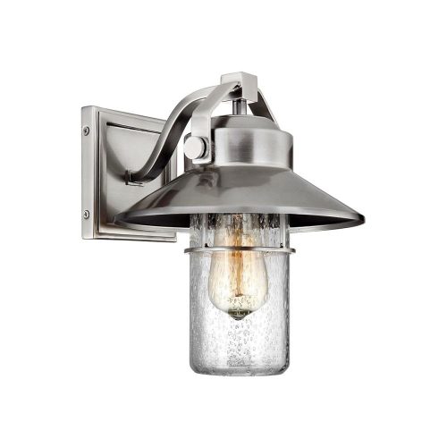 Elstead Boynton chrome outdoor wall lamp