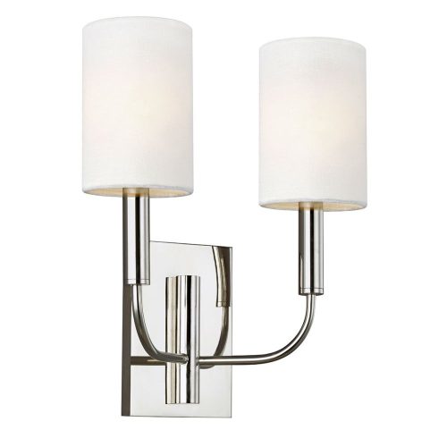 Elstead Brianna chrome wall lamp