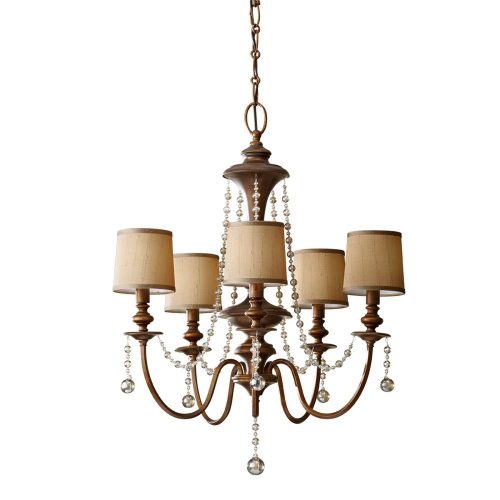 Elstead Clarissa gold chandelier