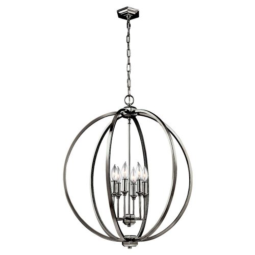 Elstead Corinne chrome pendant