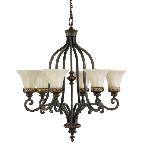 Elstead DRAWING ROOM bronze chandelier