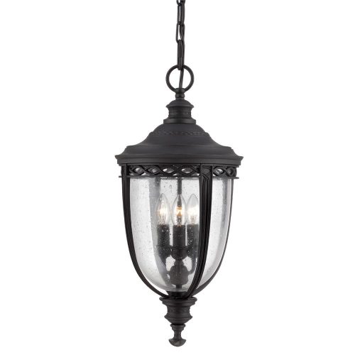 Elstead ENGLISH BRIDLE black outdoor pendant