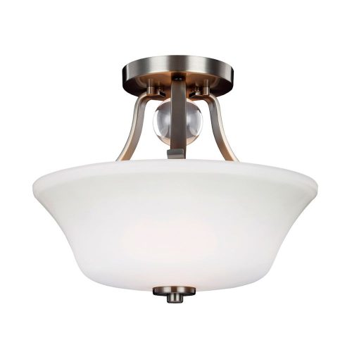 Elstead Evington chrome ceiling lamp