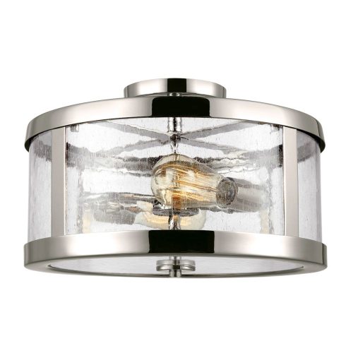 Elstead Harrow chrome ceiling lamp