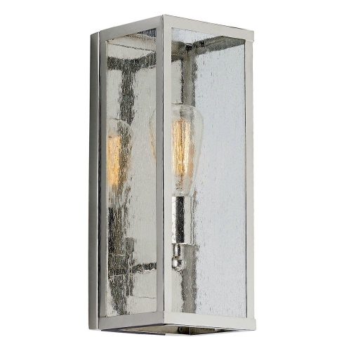 Elstead Harrow chrome outdoor wall lamp