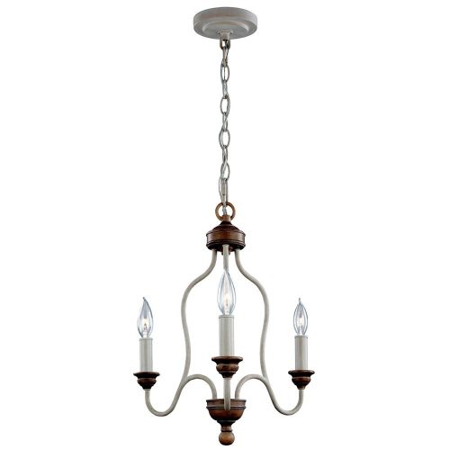 Elstead Hartsville white chandelier