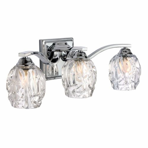 Elstead Kalli chrome wall lamp