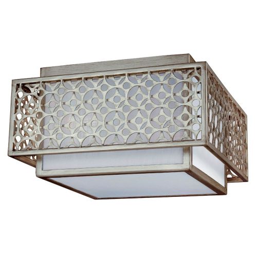 Elstead Kenney silver ceiling lamp