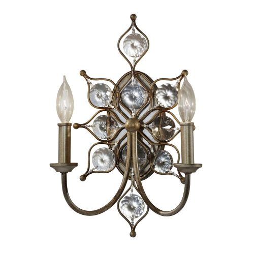 Elstead LEILA silver wall lamp