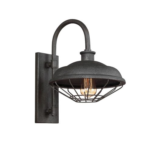 Elstead Lennex gray outdoor wall lamp