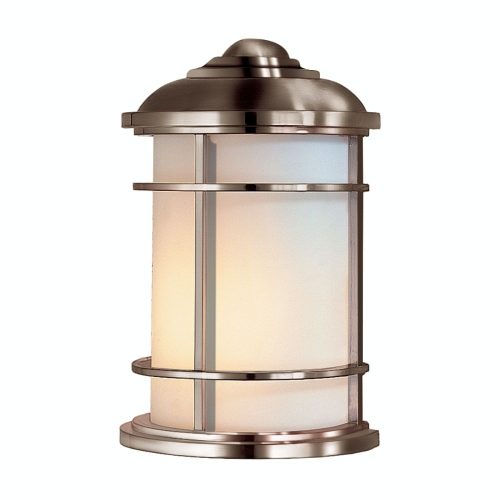 Elstead Lighthouse chrome outdoor wall lamp