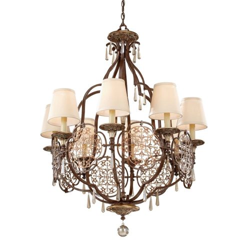 Elstead MARCELLA bronze chandelier