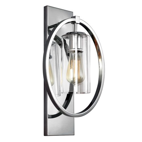 Elstead Marlena chrome wall lamp