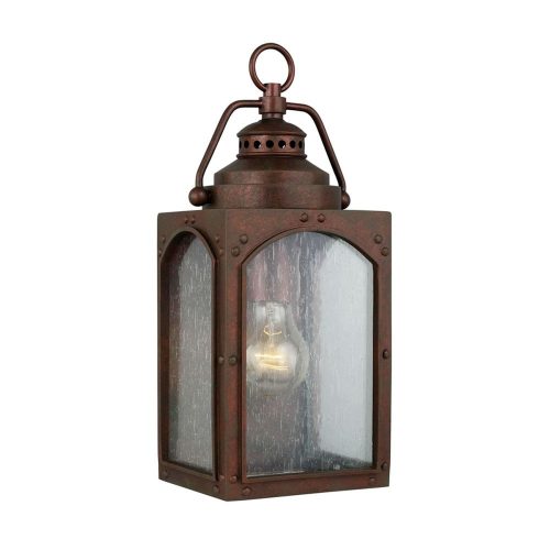 Elstead Randhurst copper outdoor wall lamp