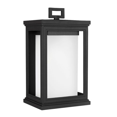 Elstead Roscoe black outdoor wall lamp